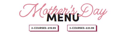 Mother's Day Menus