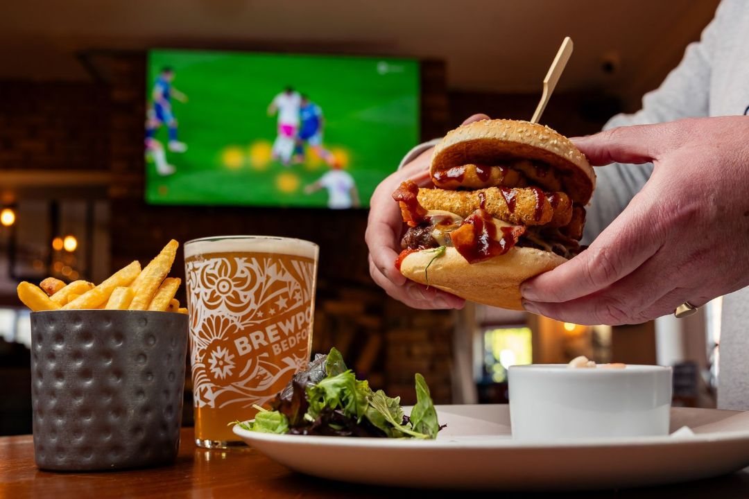 Matchday food and drink with 10% off